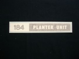 International 184 Planter Unit Decal - Vinyl