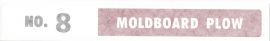 #8 Moldboard Plow Decal - Vinyl