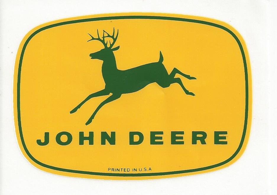 Binder Books: John Deere Leaping Deer Decal - 3