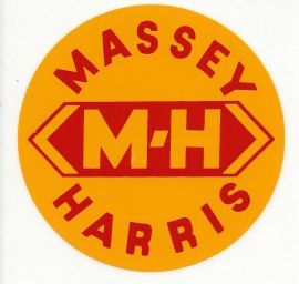 Massey Harris 3" Round Decal