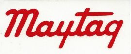 Maytag Script in Red Decal