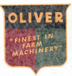 Oliver 10"  "Finest in Farm Machinery" Decal - Vinyl