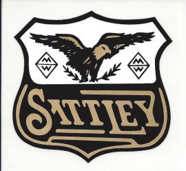 Sattley Engine Decal in Black