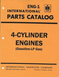 Parts Catalog for International C60, C-123, C-135 4 Cylinder Gas and LP Engines