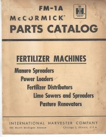 Parts Catalog for McCormick International Fertilizer Machines
