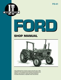 I & T Shop Service Manual for Ford Model 2310, 2600, 3600, 3610, 4100(after 1974), 4110, 4600 & More