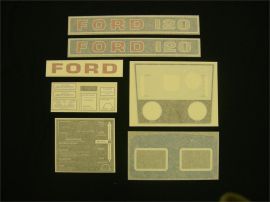 Ford 120 Blue Hydro Restoration Decal Set - Vinyl