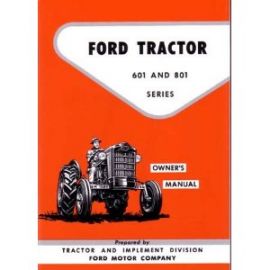 Operators Manual for Ford 601 & 801 Tractor