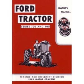 Operators Manual for Ford 700 & 900 Tractor