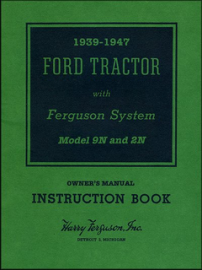 Operators Manual for 1939-1947 Ford 9N & 2N Tractor