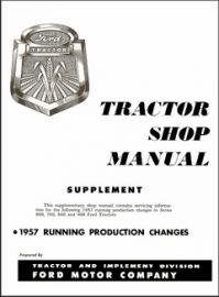 Shop Manual Supplement for Ford 1957 Tractor