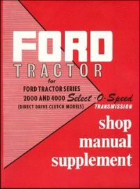 Shop Manual Supplement for Ford Speed-O-Matic with Direct Drive Clutch Models