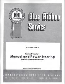 IH Blue Ribbon Service on Manual & Power Steering Service for Farmall 460 & 560 Tractors