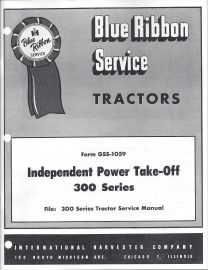 IH Blue Ribbon Service on Independent PTO & Belt Pulley Service for International 300 Series Tractor