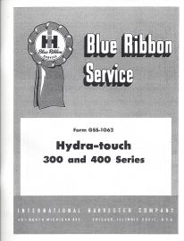 IH Blue Ribbon Service on Hydra Touch for International 300 and 400 Series Tractors