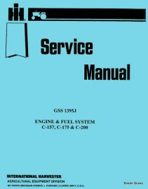 Service Manual Set for Farmall 350 Gas Tractor