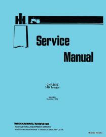 Service Manual for Farmall 140 Tractor Chassis