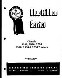 IH Blue Ribbon Service on International 3388, 3588, 3788, 6388, 6588 & 6788 Tractors Chassis