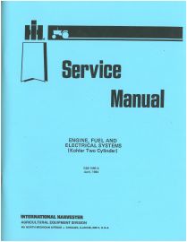 Service Manual for Kohler Engine, Fuel & Electrical Systems for Two Cylinder Models