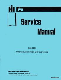 Service Manual GSS-5053 for Tractor & Power Unit Clutches