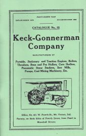 Keck-Gonnerman Company Catalogue No. 32