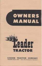 Owners Manual for Leader Tractor