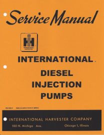 Service Manual for International Diesel Injection Pump Service