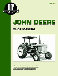 I & T Shop Service Manual for John Deere Models 2040, 2510, 2520, 2240, 2630, 2640, 2840, 4040, 4240