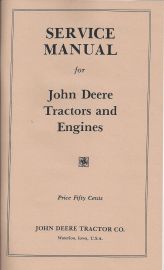 Service Manual for John Deere Tractors & Engines