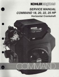 Kohler Twin Cylinder Service Manual for Magnum Horizontal Shaft Models M18, M20, M22 & M25