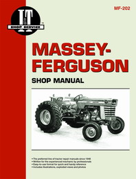 I & T Shop Service Manual for Massey Ferguson Models MF175, MF180, MF205, MF210, MF220 & More