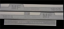 Massey Ferguson Model 1655 Restoration Decal Set - Vinyl