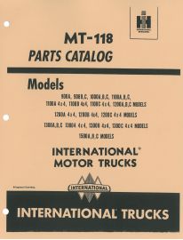 Parts Catalog for 1966-1968 International 900-1500 A, B & C Models