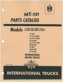 Parts Catalog for 1972-1973 International 1010-1510 Pickup, Travelall & Motor Home Chassis