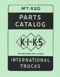 Parts Catalog for International K-1 to K-5, KB-1 to KB-5 Truck