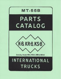 Parts Catalog for International K-8, KR-8, KS-8 including KB Truck