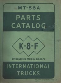 Parts Catalog for International K-8-F, KB-8-F Truck