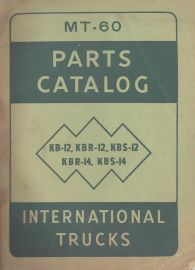 Parts Catalog for International Models KB-12, KBR-12, KBS-12, KBR-14, KBS-14 Truck