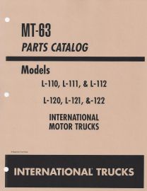 Parts Catalog for International Models L-110, L-111, L-112, L-120, L-121, L-122 Truck