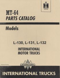 Parts Catalog for International Truck Models L-130, 131, 132