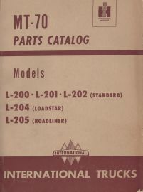 Parts Catalog for International Truck Models L-200, L-201, L-202, L-204 Loadstar, L-205 Roadliner