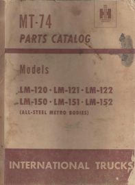 Parts Catalog for International Trucks LM-120, LM-121, LM-122, LM-150, LM-151, LM152