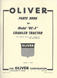 Parts Catalog for Oliver OC-3 Crawler Tractor