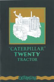 Brochure from Caterpillar Twenty Tractor from 1927