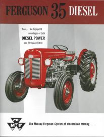 Color Sales Brochure for Ferguson 35 Diesel Tractor