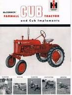 Sales Brochure for 1950 Farmall Cub Tractor & Implement - FULL COLOR
