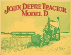 Sales Brochure for John Deere Model D Tractor