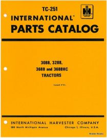 Parts Catalog for International 3088, 3288, 3688 and 3688HC Tractor Chassis