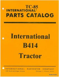 Parts Catalog for International B-414 Tractor