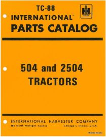 Parts Catalog for International 504 and 2504 Tractor